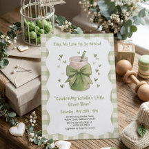 We Love You So Matcha Groene Thee Baby Shower