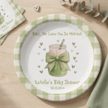 We Love You So Matcha Groene Thee Baby Shower