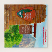 We Love Zion National Park Utah Jigsaw Puzzle (Horizontal)