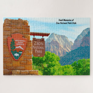 We Love Zion National Park Utah Puzzel
