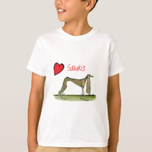 We luv salukis van Tony Fernandes T-shirt