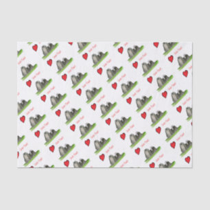 We luv shih tzus van Tony Fernandes Tissuepapier