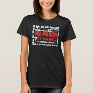 We maart voor verpleegsters miljoen verpleegsters, t-shirt