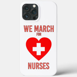 We maart voor verpleegsters - Warm Heartful Nurse iPhone 13 Pro Max Hoesje