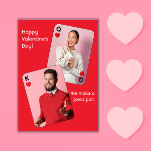 We maken een geweldige paar Valentijnsdag foto Feestdagenkaart
