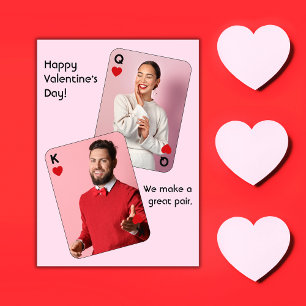 We maken een geweldige paar Valentijnsdag foto Feestdagenkaart