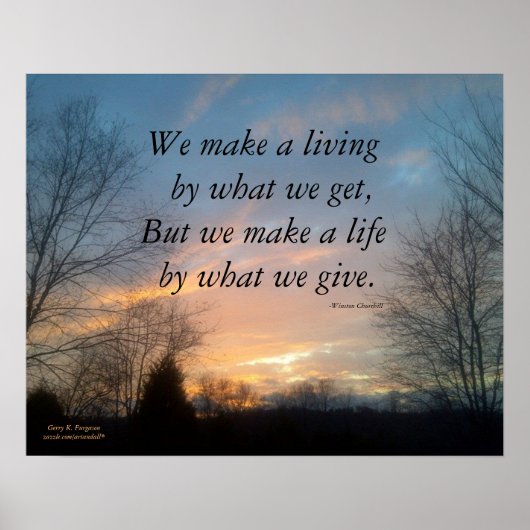 WE MAKEN EEN LEVENDE WINSTON CHURCHILL POSTER (Voorkant)