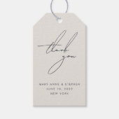 We maken moderne kalligrafie-weddenschap cadeaulabel (Voorkant)