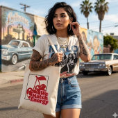 We match Energy Cherry print tas
