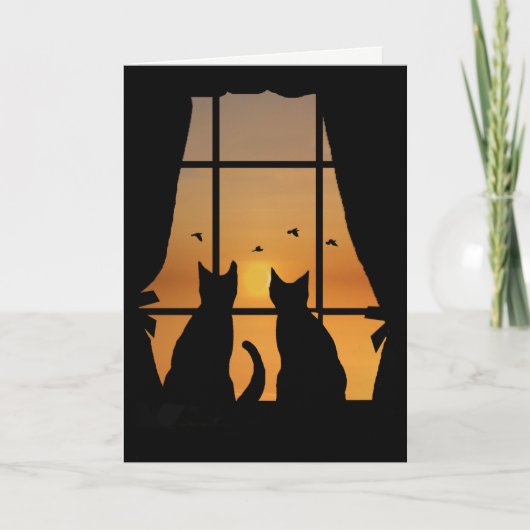 We missen je in het raam. kaart (Voorkant)