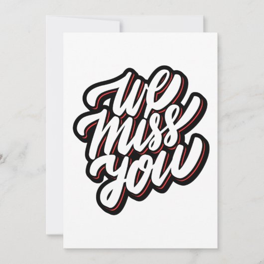 We missen je kaart (Voorkant)