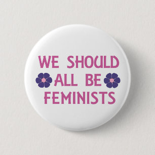 We moeten allemaal feministen zijn ronde button 5,7 cm