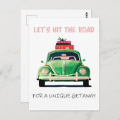 we moeten de weg naar een unieke weg inslaan briefkaart (Voorkant / Achterkant)