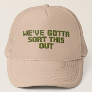 We moeten dit uitproberen trucker pet