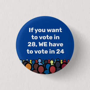 We moeten in 24 stemmen ronde button 3,2 cm