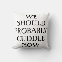 We moeten nu waarschijnlijk overvolle piloot bedek kussen