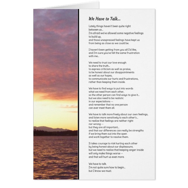 We moeten praten...Relaties (Voorkant)