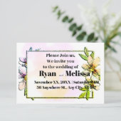 We nodigen je uit voor de bruiloft van (Staand voorkant)