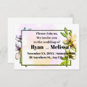 We nodigen je uit voor de bruiloft van (Voorkant / Achterkant)