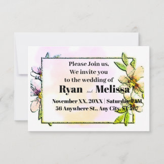 We nodigen je uit voor de bruiloft van