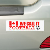 We noemen het Football Bumpersticker (Op auto)