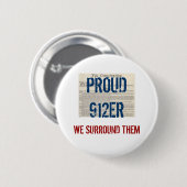 We omringen ze ronde button 5,7 cm (Voorkant /achterkant)