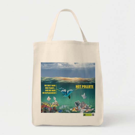 WE ONLY HAVE ONE PLANET... TOTE BAG (Voorkant)