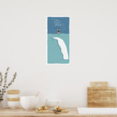 We ontmoeten elkaar weer - Whale Edition Poster (Keuken)