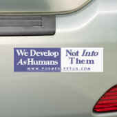 We ontwikkelen een autowrak bumpersticker (Op auto)