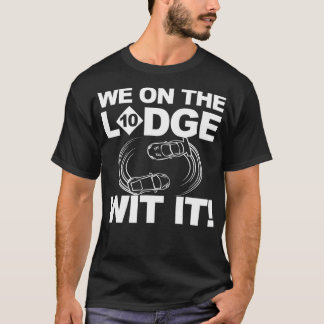 We op de zijkant van het Shirt... T-shirt