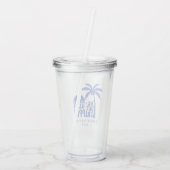 We Out Here Trippin Funny Trip Family Vacation Acryl Drinkbeker (Achterkant)