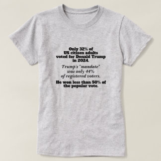 We Overklassen Hen Geen Koningen Anti-Trump Betogi T-shirt