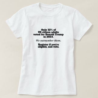 We Overstemmen Ze Stem Nee Koningen Anti-Trump Pro T-shirt