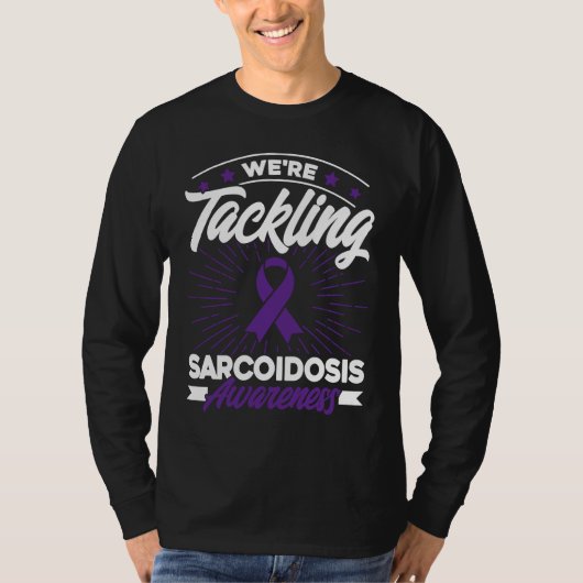We pack sarcoidosis consciousness t-shirt (Voorkant)