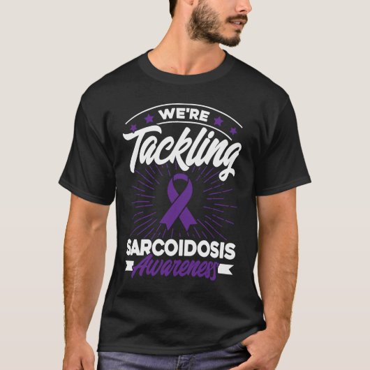 We pack sarcoidosis consciousness t-shirt (Voorkant)