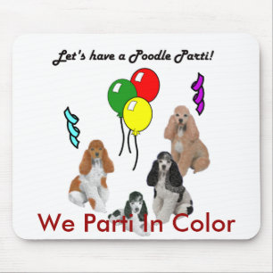 We parti in Color Mousepad Muismat