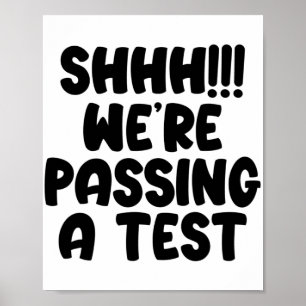 We pingen een test grappige test dag 2022 testen l poster