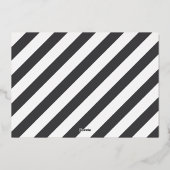 We probeerden foto grappige kerst Folie vakantie K Folie Feestdagenkaart (Achterkant)