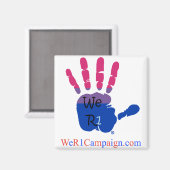 We R1 Biseksuele Handmagneet Magneet (Voorkant / Achterkant)