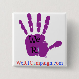 We R1 Paarse hand Button