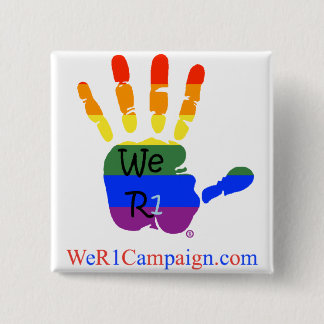 We R1 Rainbow Hand Button