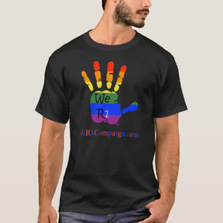 We R1 regenboogLogo T-shirt