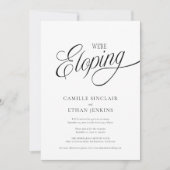 We’re Eloping Photo Announcement Invitation (Devant)