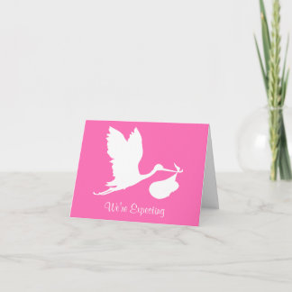 We re Expecting Flying Stork Aankondiging