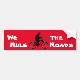 We regelen de Bumpersticker van de Roads Bike Ride