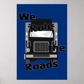We regelen de wegen (Semi) Poster