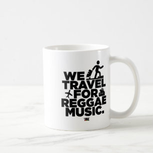 We reizen voor reggae muziek Sticker Koffiemok