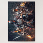 We rijden na middernacht illustratie legpuzzel (Verticaal)