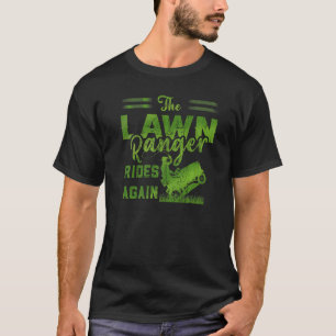 We rijden op Dawn papa Lawn Mower Make Laugh Day Y T-shirt