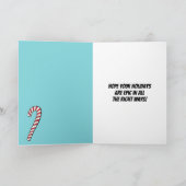 We Rizz You A Merry Christmas Funny Santa Feestdagen Kaart (Binnen)